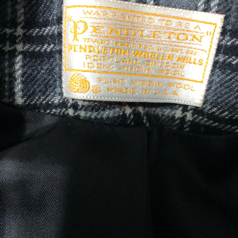Vintage Pendleton plaid pure virgin wool blazer made USA women’s size 16 - Picture 2 of 13
